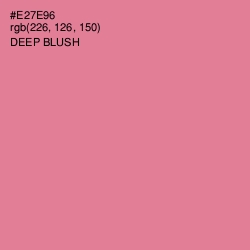 #E27E96 - Deep Blush Color Image